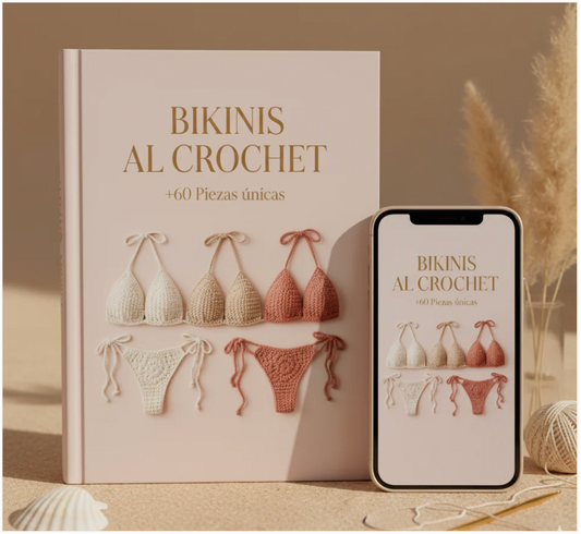 Guía Paso a Paso: Bikinis al Crochet +60 Piezas Únicas (Hoy Incluye 5 Regalos🎁)