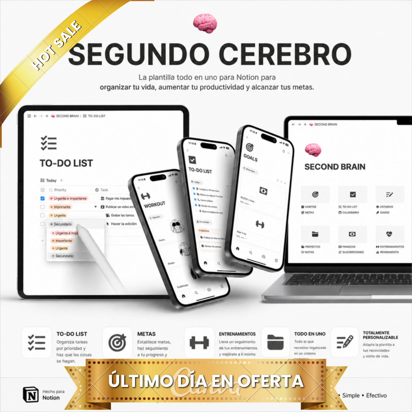 🧠Segundo Cerebro: El Mejor Organizador Práctico y Fácil Para Tu Día a Día